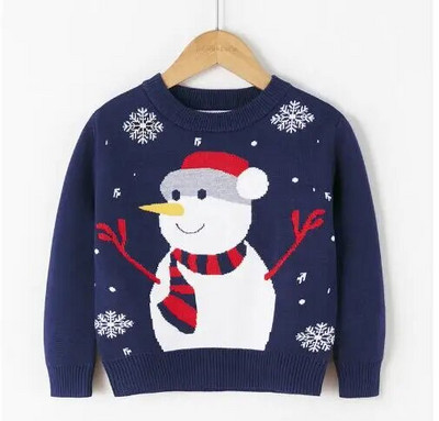 Ziemassvētku zēnu meiteņu džemperis rudens ziemas džemperis džemperis trikotāžas džemperis Ziemassvētku brieži aļņi bērnu džemperi trikotāžas topi