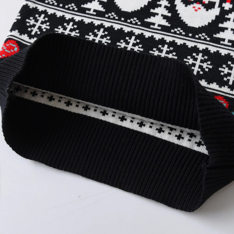 Rudens žiemos vaikiškas megztinis berniukui mergaitei megztas megztinis ilgomis rankovėmis šiltas animacinis filmas kūdikių kalėdiniai drabužėliai