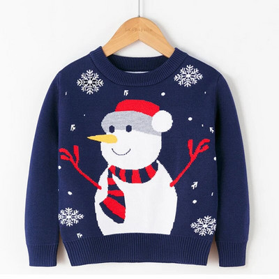 Rudens bērnu multfilma Ziemassvētki Mazuļi Meitenes Zēni Džemperis Apģērbs Trikotāža Pulovers Trikotāžas Džemperis Bērnu Ballīte Ikdienas Džemperi