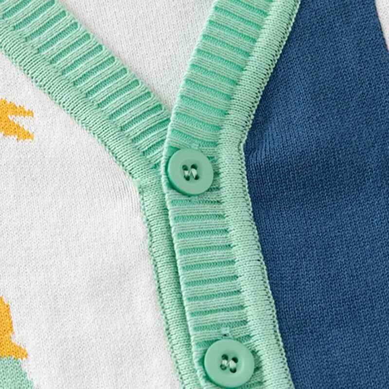 Ziemas zēni, meitenes, drēbes, mazi bērni, jauka karikatūra apdruka Džemperis jaciņa trikotāžas tops bērniem silts trikotāžas mētelis apģērbs