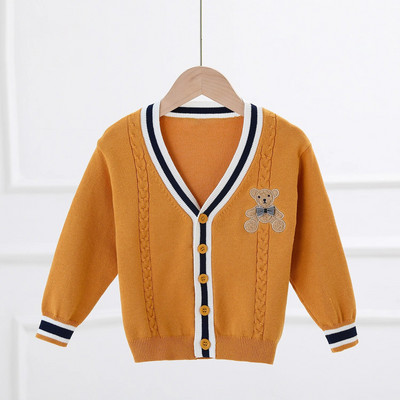 Bērnu apģērbi Rudens Ziemas Bērnu Trikotāžas Džemperi Zēniem Jaciņa Bieza Bērnu jaka Skolas Kokvilnas Mētelis Meiteņu Apģērbs