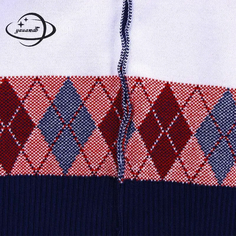 Bērnu Vestes Mētelis Pavasaris Rudens 4-11 g Kokvilnas zēni, meitenes, trikotāžas vestes Argyle, bez piedurknēm V veida kakla izgriezuma bērnu tops, Y30