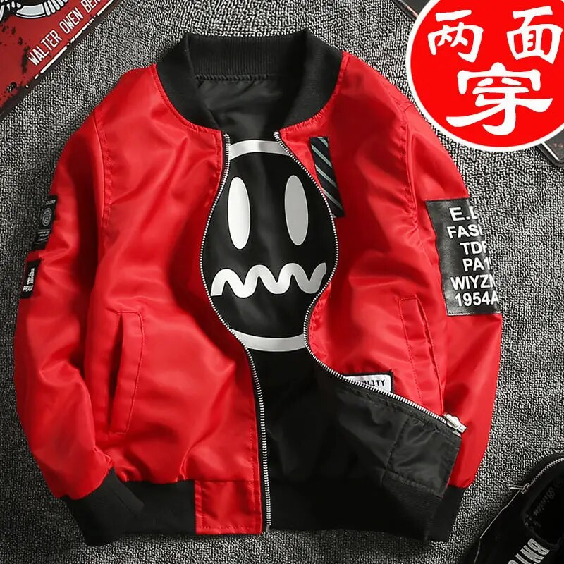 2023 m. berniukų Kalėdų dviveidis striukė Pavasaris Nauji dideli vaikiški drabužiai Berniukams paltas Rudens 4–14 metų potvynio gimtadienio dovana