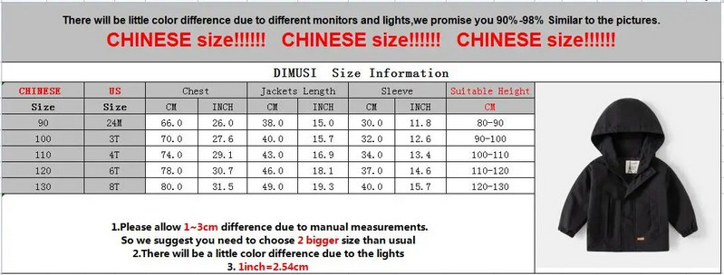 DIMUSI Rudens Ziemas Bērnu mēteļi Zēniem Virsdrēbes Ikdienas vējjaka Jaka Zīdaiņiem Flīs Silts Bomber Apģērbs ar kapuci
