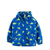 Toddler zēnu mētelis Dinozauru raksta mētelis zēniem Ikdienas stils zēnu jakas pavasara rudens bērnu apģērbi