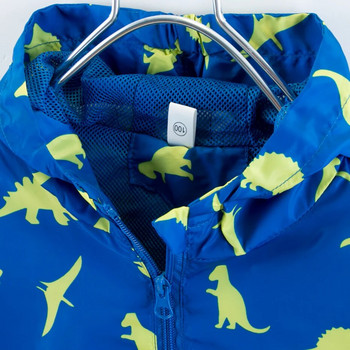Палто за малки момчета Палто с модел на динозаври за момчета Ежедневен стил Якета за момчета Пролет Есен Детски дрехи