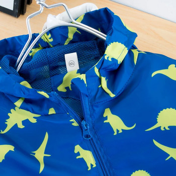 Палто за малки момчета Палто с модел на динозаври за момчета Ежедневен стил Якета за момчета Пролет Есен Детски дрехи
