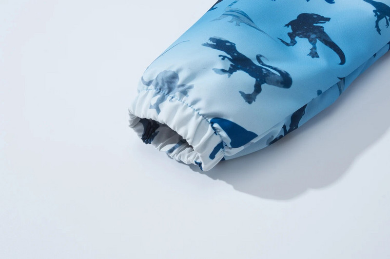 Zēnu dinozauru lietus jakas ar noņemamu kapuci Viegli ūdensnecaurlaidīgi vējjakas lietusmēteļi