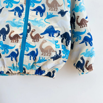 Παλτό για αγόρι Δεινόσαυροι Σχέδιο Παλτό Boy Casual Style Παιδικά Μπουφάν Παιδικά Ενδύματα για Παιδιά
