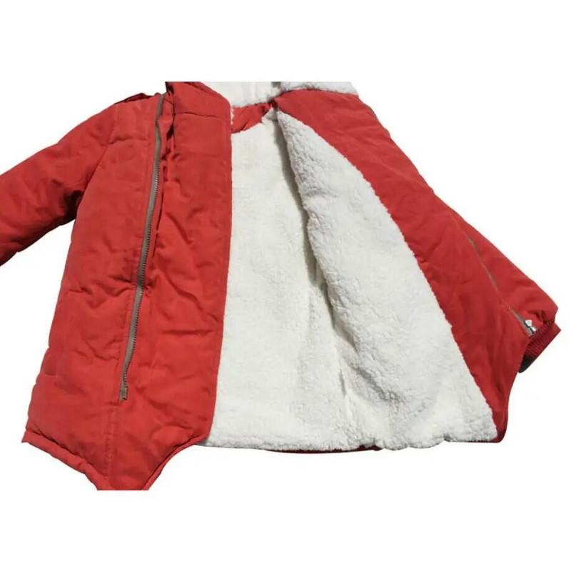 Augstas kvalitātes zēnu siltas jakas Ziemas virsdrēbes bērniem modes kažokādas apkakles biezas virsdrēbes bērnu jaka zēnu mēteļi ar kapuci