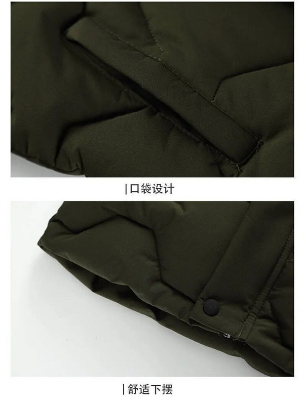 2023 Boys Ziemas Biezs Mētelis Pusaudžu Parka Bērni Plus Samta Siltas Jakas Modes Virsdrēbes Bērnu Apģērbs 6-14G