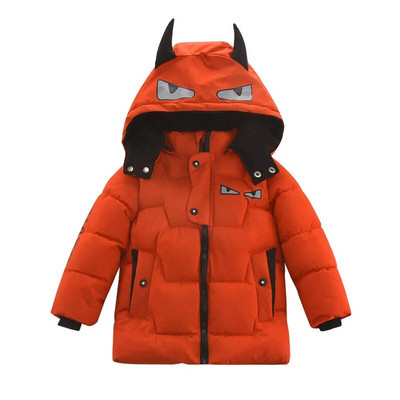 Bērnu jaka 2023. gada rudens ziemas jaka zēniem Bērniem ar kapuci silta virsdrēbes mētelis zēnu drēbēm Bērnu zēnu jaka 3 4 5 6 gadi