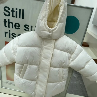 MILANCEL Ziemas bērnu parki korejiešu stila meiteņu kažoki Hooide zēniem biezi virsdrēbes