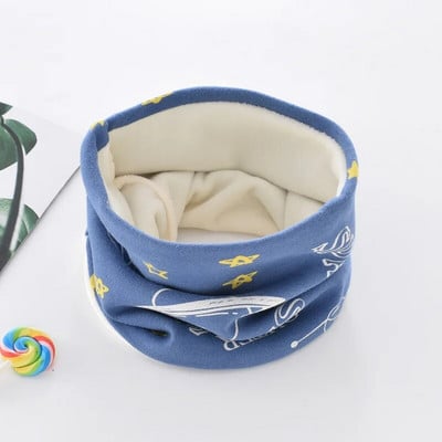 Žiemos pastorintas kaklaskaras vaikams berniukams mergaitėms šiltesnis kaklaskaras Mielas kūdikių animacinis šalikas Minkšta kaklo apykaklė Vaikiški kaklaskarės