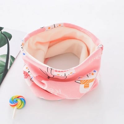 Žiemos pastorintas kaklaskaras vaikams berniukams mergaitėms šiltesnis kaklaskaras Mielas kūdikių animacinis šalikas Minkšta kaklo apykaklė Vaikiški kaklaskarės