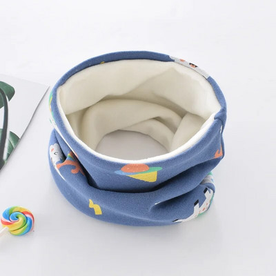 Žiemos pastorintas kaklaskaras vaikams berniukams mergaitėms šiltesnis kaklaskaras Mielas kūdikių animacinis šalikas Minkšta kaklo apykaklė Vaikiški kaklaskarės