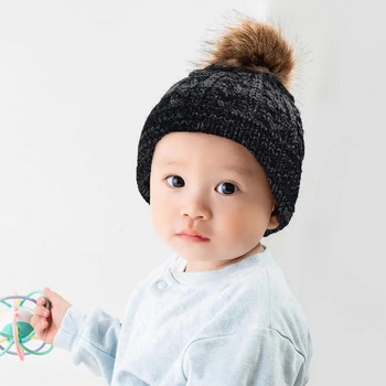 Αγόρια πλεκτό λαιμό γκέτα Γάντια Παιδικά πλεκτά χειμωνιάτικα καπέλο γάντια κασκόλ Σετ Soft Warm Stylish Accessories for Full