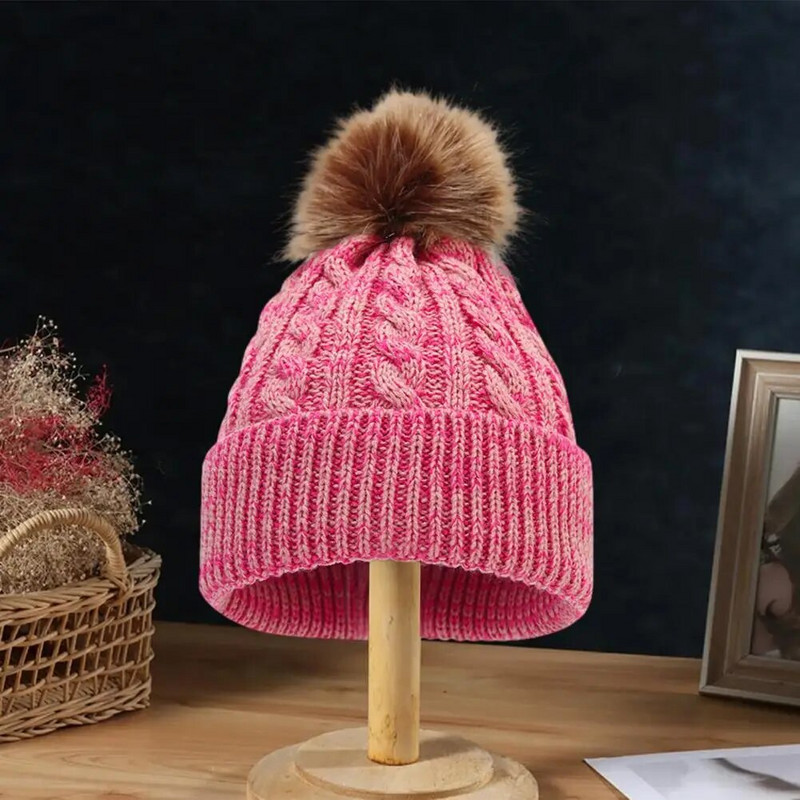 Berniukų megztas kaklo getras kumštinės pirštinės vaikiškos megztos žieminės kepurė Pirštinės Šaliko rinkinys Minkštas Šiltas Stilingi aksesuarai