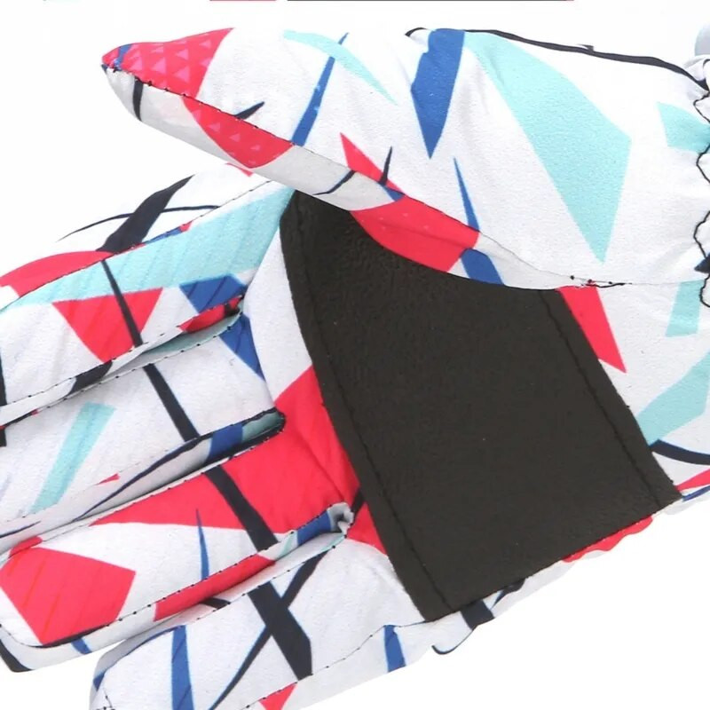 Slēpošanas Ziemas Must Neslīdošs Biezs Silts Ūdensizturīgs Bērni Slēpošanas Cimdi Sniega dūrainis