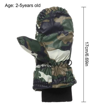 Γάντια για μωρά παιδικά γάντια Χειμερινά ζεστά γάντια σκι για παιδιά ιππασία εξωτερικού χώρου Αντιανεμικά αδιάβροχα νήπια αγόρια κορίτσια 1-12 ετών