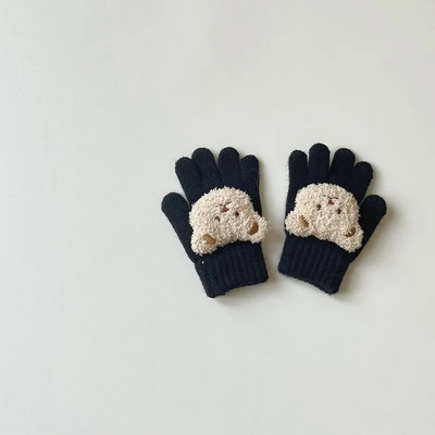 2–6 metų vaikams, žiemai, šiltos pirštinės, kūdikiams, mergaitėms, berniukams, mažiems vaikams, storoms, mieloms meškiukams, megztoms vilnonėms pirštinėms.