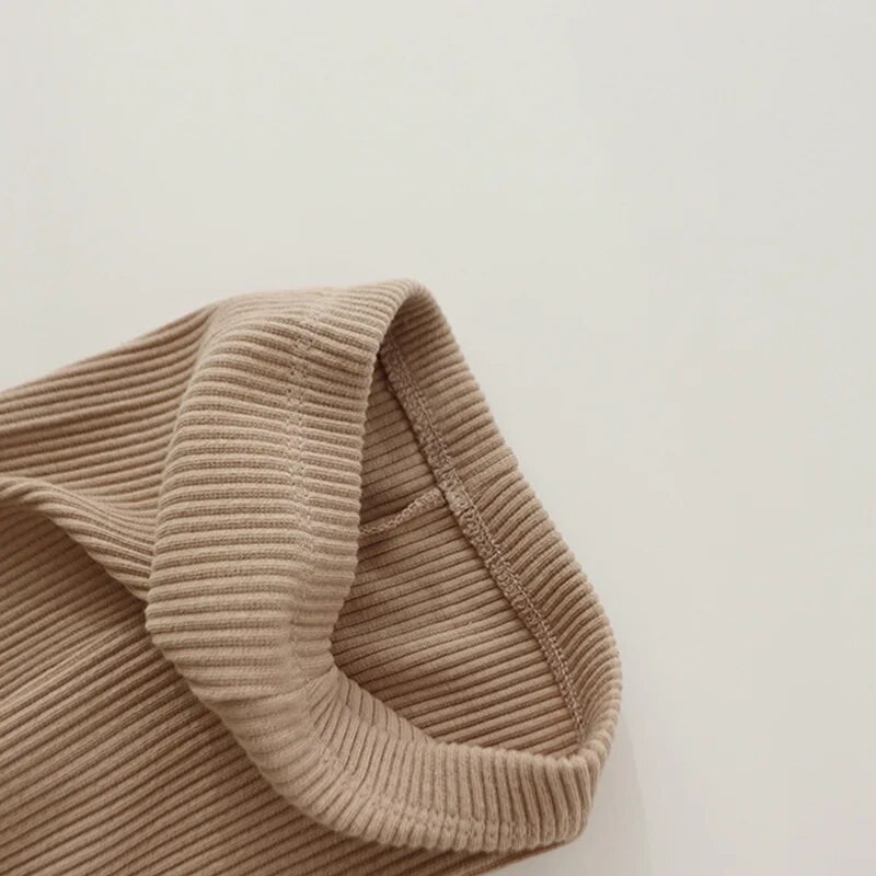 Βρεφικό παντελόνι 2022 Πλεκτό ζαχαρωτό, έγχρωμο πάτο, ρούχα για νήπια κοριτσίστικα κολάν με ριγέ ριγέ casual παντελόνια βρεφικά ρούχα για κορίτσια