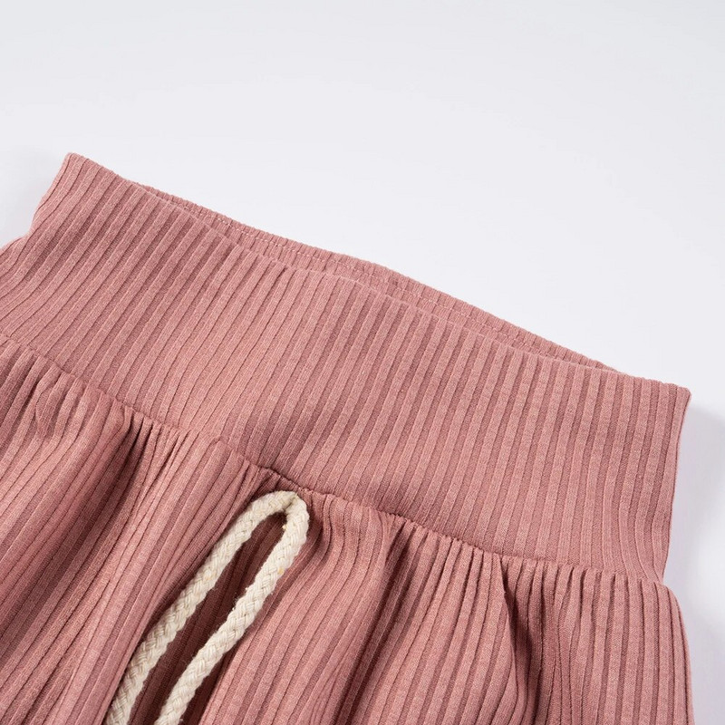 Rudens jaundzimušā PP bikses meiteņu bikses ikdienišķas apakšas zīdaiņiem pavasara toddler garās bikses Mīkstas bērnu drēbes