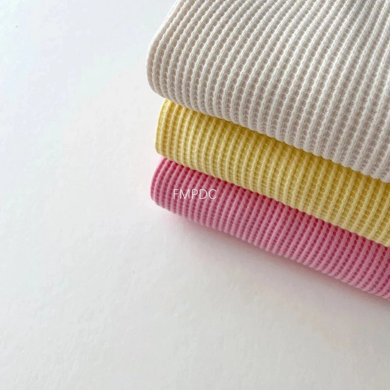 2023 Κορεατικά βρεφικά βαμβακερά σετ ρούχων Mock Βάφλα βαμβακερά δύο τεμάχια Παιδικά αγόρια κορίτσια Σετ ρούχων Μπλούζες γυμναστικής+παντελόνι