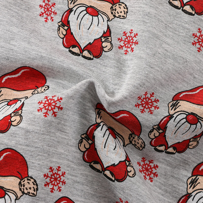 2GAB Ziemassvētku zēna rudens un ziemas apaļa apkakle ar garām ribām piedurknēm Ziemassvētku vecīša džemperis + jostas bikškostīms