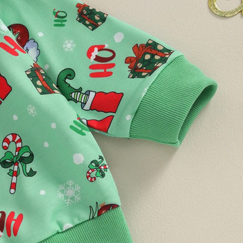 ma&baby 6M-3Y Коледни новородени бебета Момчета Комплект дрехи Коледни тоалети Подарък с дълъг ръкав Горнище с писма Костюми с панталони D05