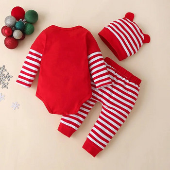 Τα πρώτα μου χριστουγεννιάτικα ρούχα για κοριτσάκια για αγόρια για μικρά αγόρια Νεογέννητα ρούχα Φθινοπωρινό σετ για νήπια Unisex Suits Mother Kids