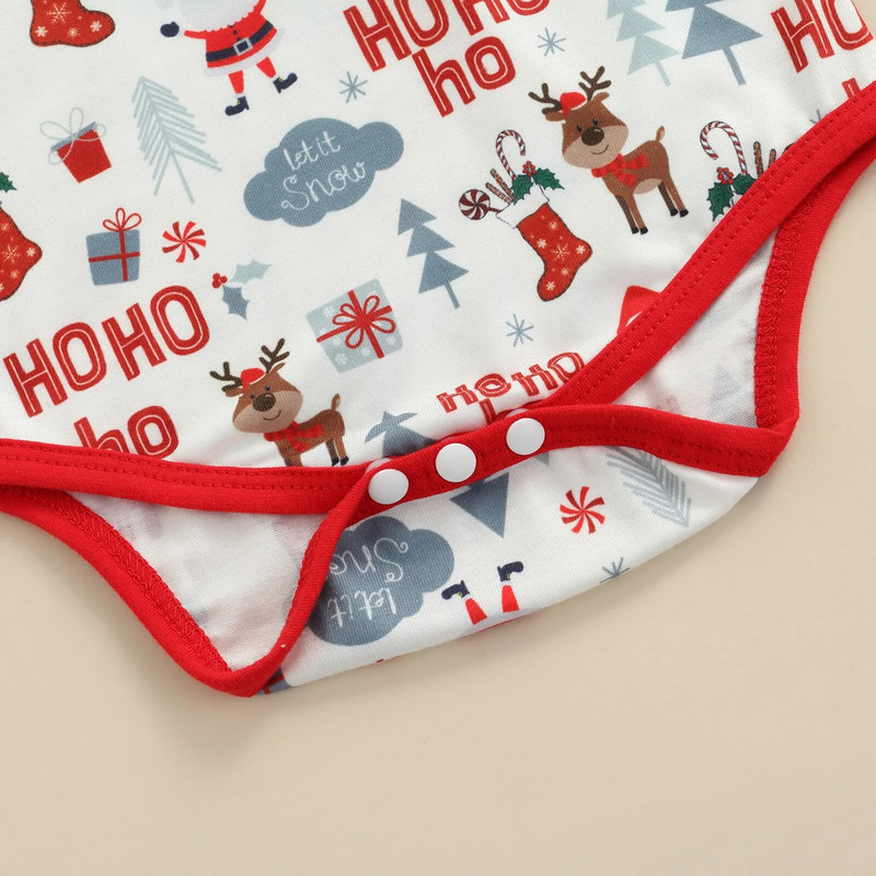 Jaundzimušā mazuļa zēna Ziemassvētku tērpi ar īsām piedurknēm tauriņš krekls rombiņš un sarkans vienkrāsains iekares šorti drēbju komplekts