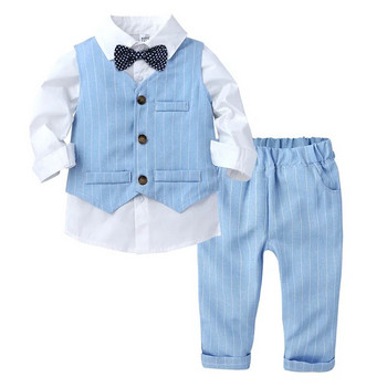 Βρεφικά ενδύματα για αγόρια Βαμβακερά σετ Μακρυμάνικα Ανοιξιάτικα φθινοπωρινά ρούχα για νήπιο κοστούμι για παιδιά για 1 έως 2 3 4 ετών Παιδική ανδρική στολή
