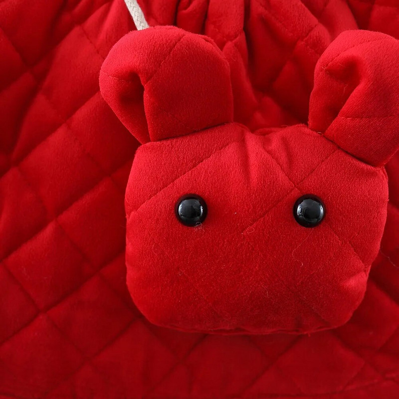 Rudens ziema zīdaiņu meiteņu apģērbi Virsdrēbes Flīsa silta kokvilnas kleita meitenēm Zīdaiņu apģērbs Bieza 1 gada zīdaiņu dzimšanas dienas kleita