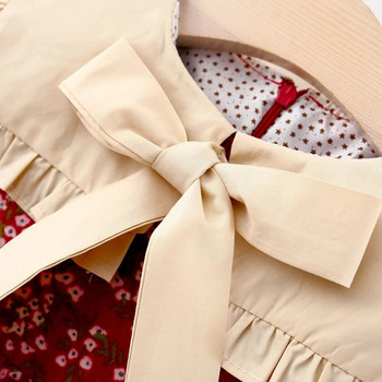 Есенни дрехи за новородени момичета Рокля на принцеса на точки за момичета за 1 година Коледни рокли за рожден ден Бебешко облекло