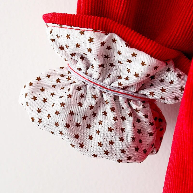 9 12 18 24 mēneši Jaundzimušo meiteņu kleita Jauka lācīša Pavasaris Rudens Mazuļa Apģērbs Ziemassvētku dzimšanas dienas ballīte Kleita Bērnu Apģērbs