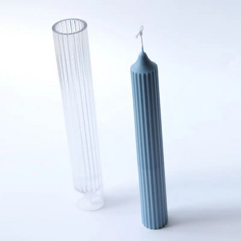 1 τεμ 2,5X18cm DIY Χειροποίητα Προμήθειες Αρωματικό Ρομαντικό Δείπνο Κερί Injection Καλούπι Long Pillar Gear Tip Wax Acrylic Candle Calle