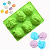 2 вида Силиконова форма за сапун Знаците на зодиака 12 съзвездия 6 дупки Форма за печене, бонбони, фондан, пудинг, форма за бисквити