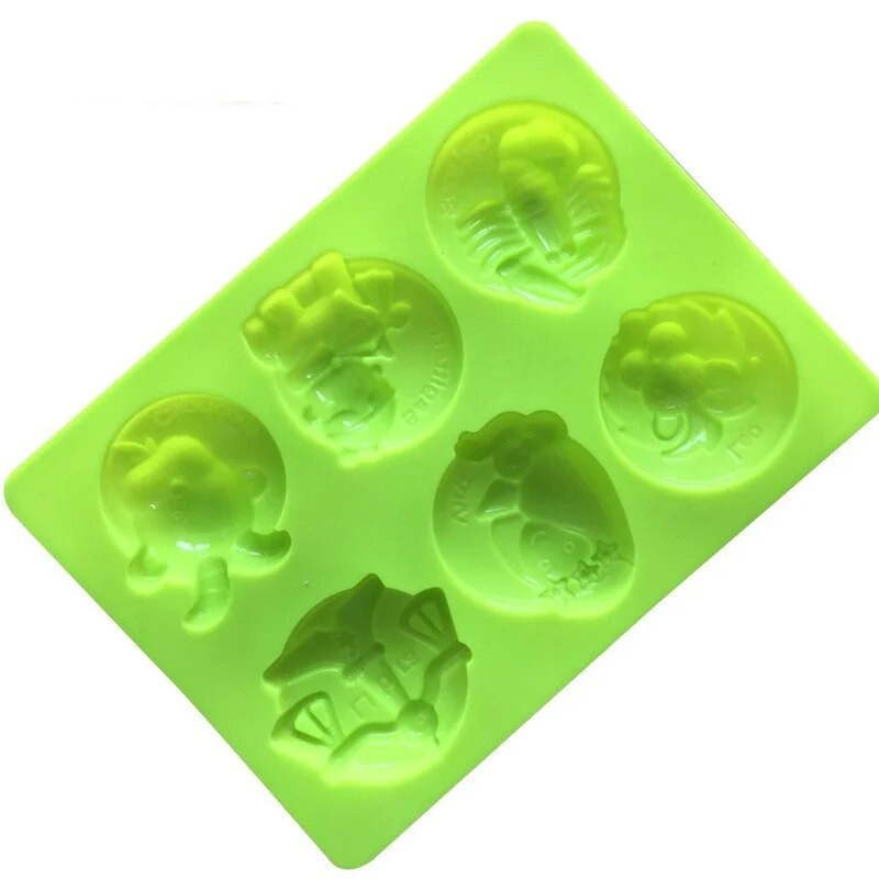 2 вида Силиконова форма за сапун Знаците на зодиака 12 съзвездия 6 дупки Форма за печене, бонбони, фондан, пудинг, форма за бисквити