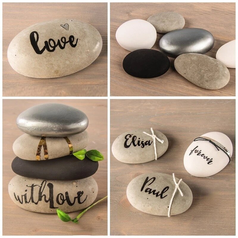 Kerek kő alakú szilikon torta forma gipsz beton desszert hab sütőforma forma barkács szappan formák tortadíszítő eszköz