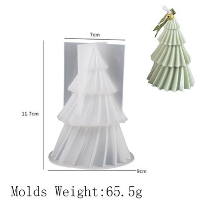 3D geometric pin silicon mucegai lumânări bricolaj brad de Crăciun cadouri artizanat fabricarea aromat săpun rășină matrițe pentru decorarea casei