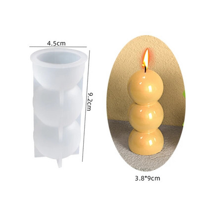 14 cm varavīksnes loka silikona veidne DIY sveču veidņu ģeometrijas sveču izgatavošana epoksīdsveķu ziepju ģipša šokolādes veidņu amatniecības mājas dekors