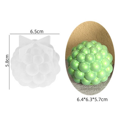 14 cm varavīksnes loka silikona veidne DIY sveču veidņu ģeometrijas sveču izgatavošana epoksīdsveķu ziepju ģipša šokolādes veidņu amatniecības mājas dekors