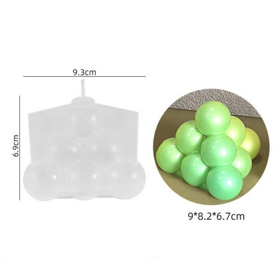 14 cm varavīksnes loka silikona veidne DIY sveču veidņu ģeometrijas sveču izgatavošana epoksīdsveķu ziepju ģipša šokolādes veidņu amatniecības mājas dekors