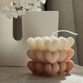 Καλούπι σιλικόνης Love Cube για Χειροποίητο Κερί Γύψινο Σαπούνι Εποξειδική Ρητίνη Σοκολάτα Διακόσμηση Γύψινος πάγος DIY Καλούπι ψησίματος