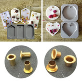 20 бр. 5 мм 6 мм восъчни катарами с бутониери Комплект метални восъчни втулки за свещи за отвори Направи си сам ароматизирани свещи Таблетки за изработка на части Аксесоари