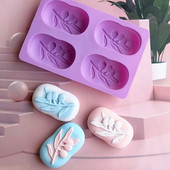 Οβάλ φόρμα σιλικόνης σε σχήμα ελιάς για DIY Χειροποίητα Καλούπια Σαπουνιού Μους Κέικ Μορφή Σαπουνιού Ζελέ φόρμα Ice Cube Maker Craft Supplies