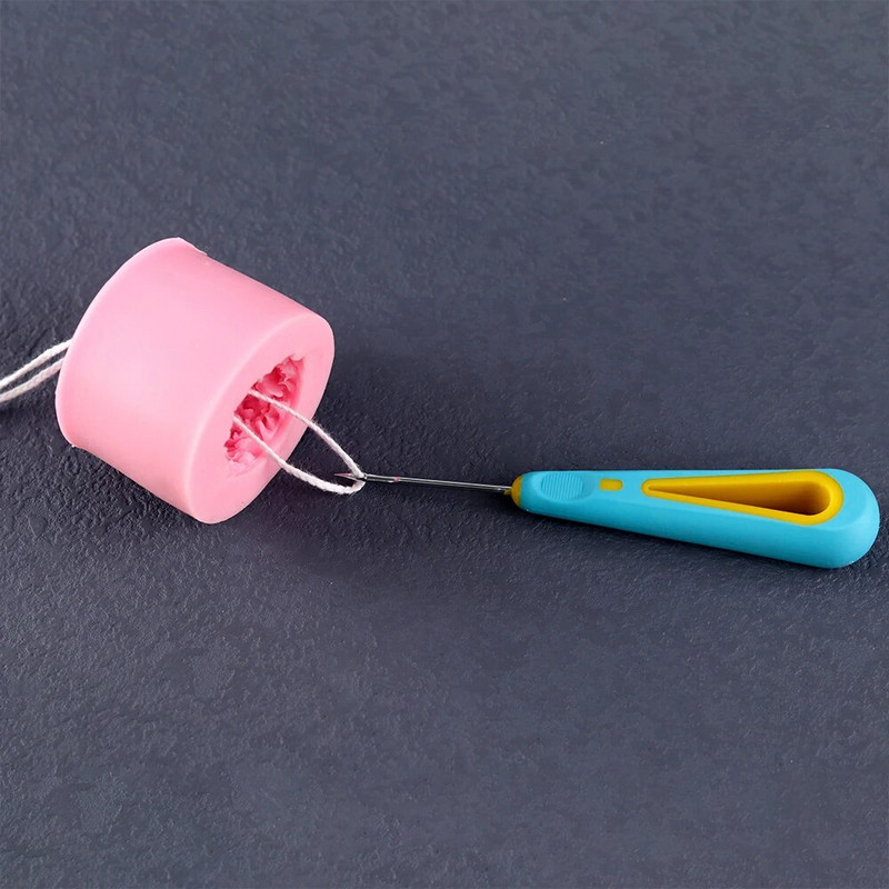 Küünlavormi stantsimise tööriist Silikoonvormi käsitsi puurimisseadmed Praktilised vidinad mulgustusnõel Küünlataht tööriist küünalde valmistamise tarvikud