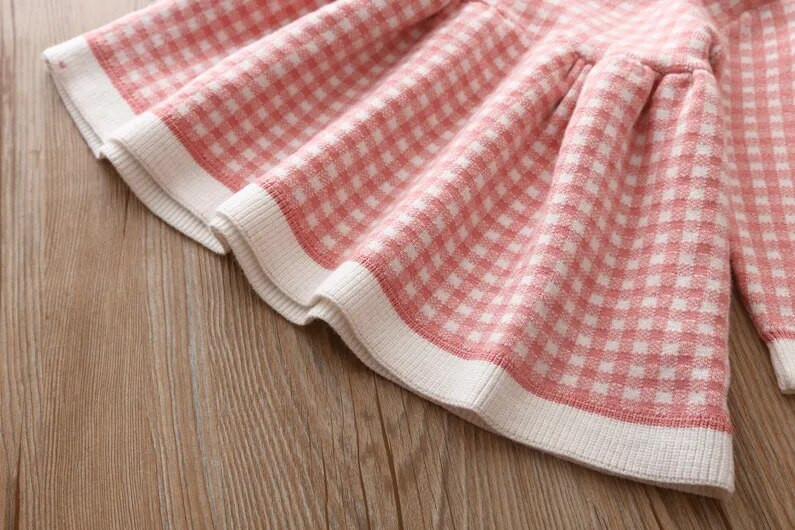 bērnu ziemas kleita meitenēm bērnu apakšveļa kleita bērniem rudens trikotāžas drēbes biezas kleitas pusaudžu augstas kvalitātes Ziemassvētku audums