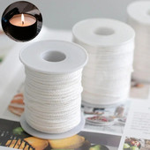 61 m kokvilnas sveces dakts svečturis bezdūmu aromterapijas sveces pavediens ar rokām gatavots aromātisku sveču materiālu komplekts sveču izgatavošana